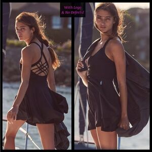 Free People Good Karma Dress In Black